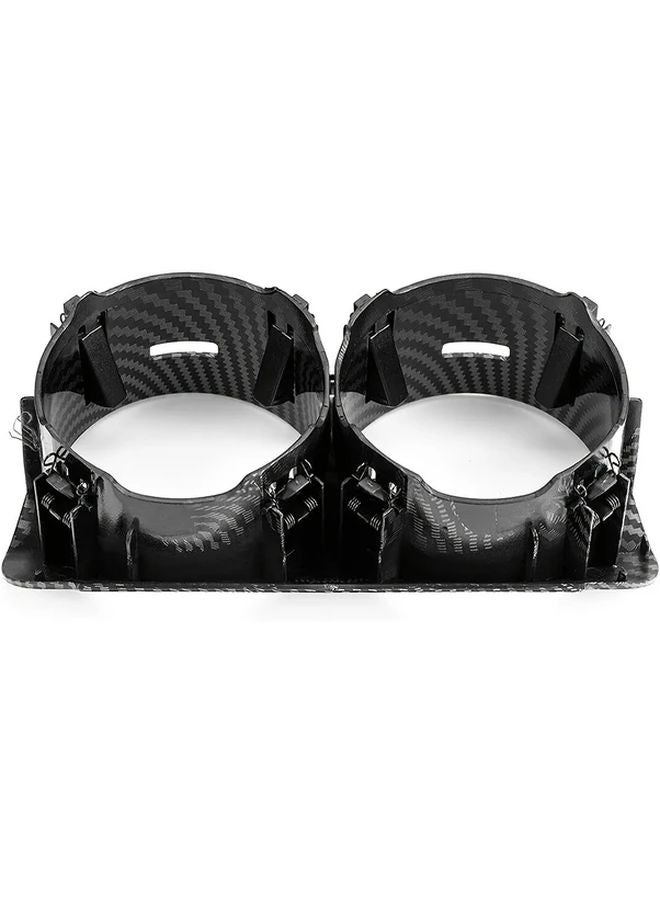 Carbon Fiber Center Console Cup Holder Insert for Mercedes Benz C Class C180 C200 C250 C300 C350 C400 C43 C450 C63 2015 2021 - Image 3